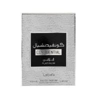 Confidential Platinum Perfume de Lattafa Para Hombre | Eau de Parfum 100% Original | Edp Masculino | 100ml - details 3