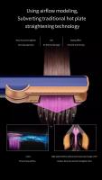 Plancha de pelo y secador de pelo 2 en 1, plancha plana de iones negativos, herramienta de peinado para menos Frizz, cabello más brillante y más suave - details 1