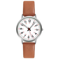 Reloj De Mujer Elegante De Cuarzo Con Correa De Cuero PU Reloj De Pulsera Para Damas Reloj De Moda Con Luz Trasera - details 8