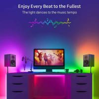 Tiras LED Inteligentes RGB APP Control 5V Baja Tensión Para Decoración De Hogar Fiesta TV Con Batería Cambio De Color - details 3
