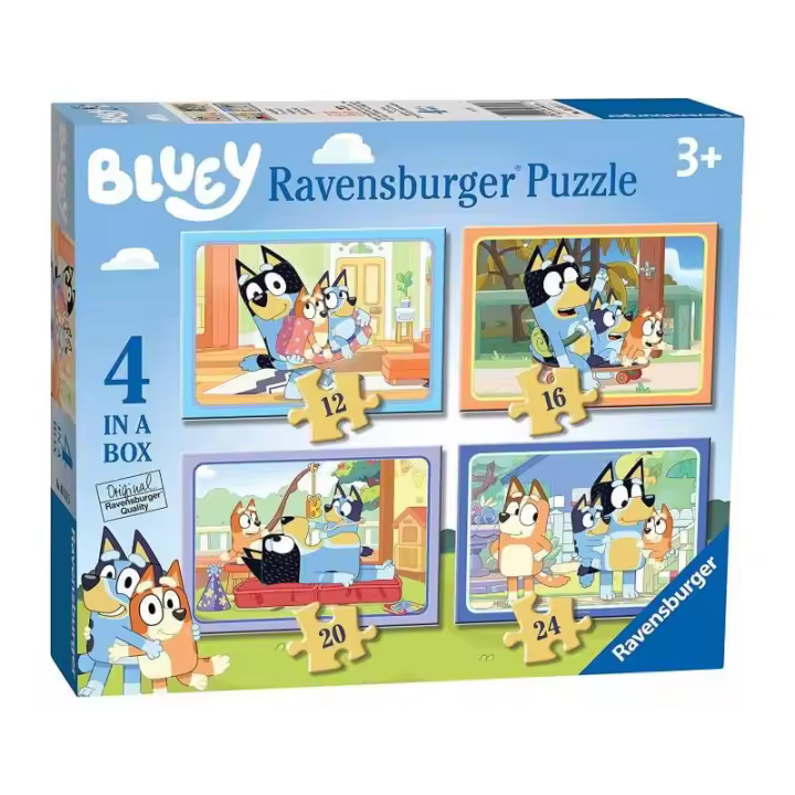 BLUEY PUZZLES 4 PROGRESIVOS DE RAVENSBURGER - 1