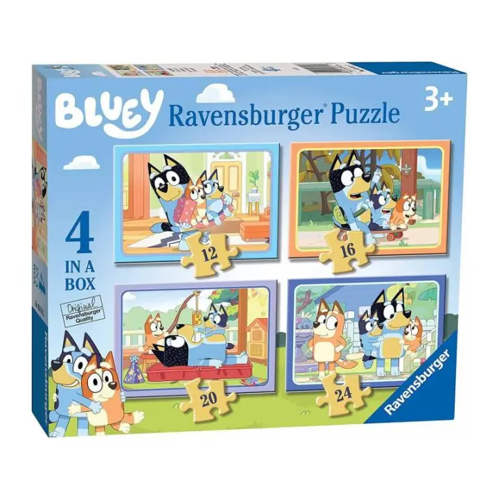 BLUEY PUZZLES 4 PROGRESIVOS DE RAVENSBURGER - 1