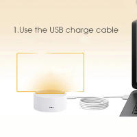Tablero De Notas LED Con Luz Nocturna USB Regalo Para Niños Novia Decoración Luz Nocturna Rectangular Incluye Pluma - details 3