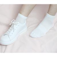 Geshop 6/12 Pares de Calcetines Tobilleros de Algodón Transpirables para Mujer  Calcetines para Deporte  Tobillero Día Día  Color Blanco. - details 5