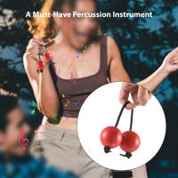 2Pcs Instrumentos Musicales De Ritmo Africano Bolas De Sandía Para Celebraciones Y Actuaciones En Escenario Juguete De Percusión Manual - details 22