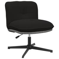 vidaXL Silla de oficina giratoria tejido imitación lana rizada en color Crema/Gris oscuro/Beige y más | cómodas modernas ergonómicas para comedor cocina salón hogar - details 4