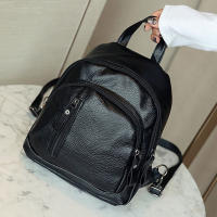 Mochila De Piel PU Para Mujer Pequeña Y Ligeramente Capaz Estilo Casual Con Cierre De Cremallera Mochila De Hombro Para Niñas Y Estudiantes - details 2