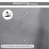 Cortinas De Voile Impermeables Para Patio Jardín Exterior Divisor De Yarda Gazebo Pergola Panel De Tules Malla Transparente Para Ventanas Modernas - details 9