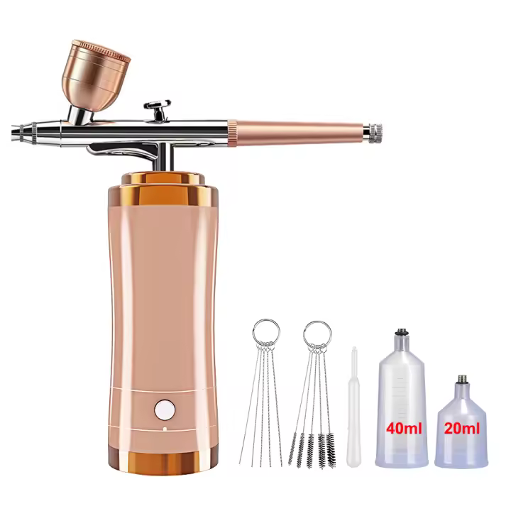 Aerógrafo Para Uñas Con Compresor Arte De Uñas Pintura De Pastel Maquillaje Decoración Portátil Pincel De Aire Para Arte De Uñas - 1