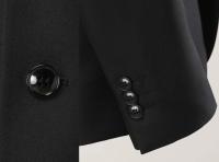 Traje De Negocios Slim-fit Para Hombre Con Chaleco De Solapa Sencilla Y Dos Botones Color Sólido Conjunto De 3 Piezas Moda Casual - details 20