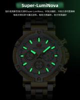 Reloj De Hombre MINI FOCUS Grande Resistente Al Agua Con Luminiscencia Y Calendario Acero Inoxidable Cuarzo Estilo Casual - details 21