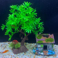 Decoración De Acuario DIY Planta Artificial De Agua Dulce Árbol Y Grama Adornos Para Tanque De Peces Tamaño 26cm/10.24 Pulgadas - details 6