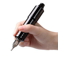 Solong Pluma De Tatuaje Profesional Con Motor Fuerte Y Enchufe DC Accesorios Para Tatuaje De Arte Permanente Cartridge De Agujas De Aluminio Negro - details 3
