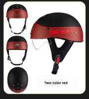 Casco De Motocicleta Retro Mitad Abierta Para Hombres Material ABS De Alta Calidad DOT Protección Respirable Peso 820g - details 12