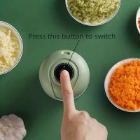 Picadora de alimentos eléctrica recargable, picadora de verduras portátil, 1 unidad - details 2
