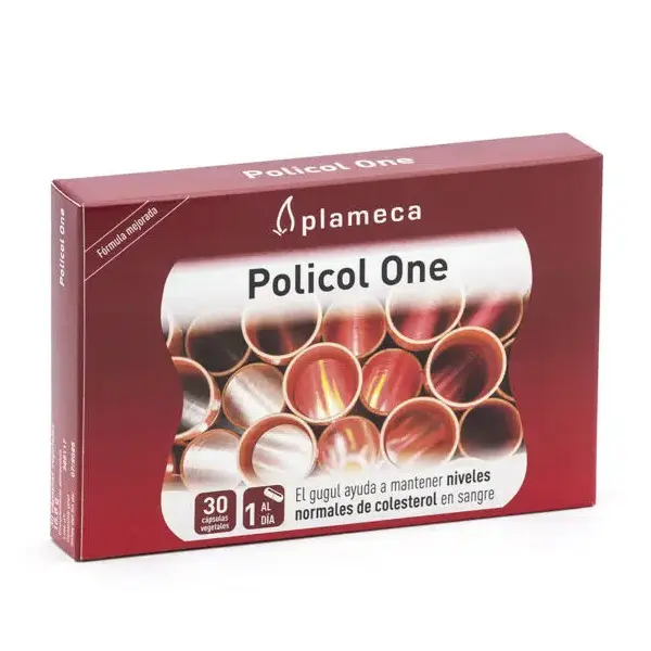 Plameca Policol One Cápsulas Vegetales para Colesterol y Salud del Hígado - 1