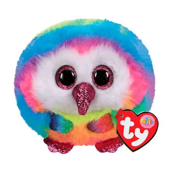 TY - MINI PELUCHE - EL BÜHO - MULTICOLOR - Para niños y niñas mayores de 3 años - 1