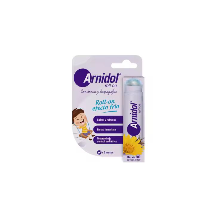 Arnidol Roll On Arnica Efecto Frío 15ml | Alivio Golpes y Contusiones - 1
