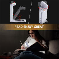 Luz De Libro Recargable USB Con Clip Y Luz LED Ajustable Para Lectura Nocturna Iluminación Para Habitación De Niños Y Marcador - details 3