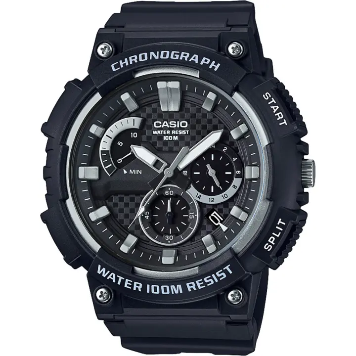 Reloj caballero Casio MCW-200H-1AV analogico water resist 100m - 1