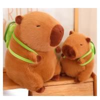 Peluche de capibara, juguete de peluche de capibara, lindo muñeco de peluche de capibara, regalo y decoración del hogar, 23 cm - details 2