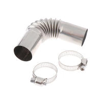 Conector De Tubo De Elbow De Acero Inoxidable 24mm Para Calentador De Aire Y Barco Partes De Calentador De Coche Con Clip - details 4