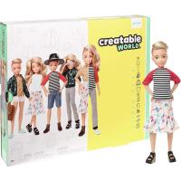 Creatable World Figura Unisex muñeco inclusivo articulado, pelucas rubio platino y accesorios Mattel GGT67 - details 0