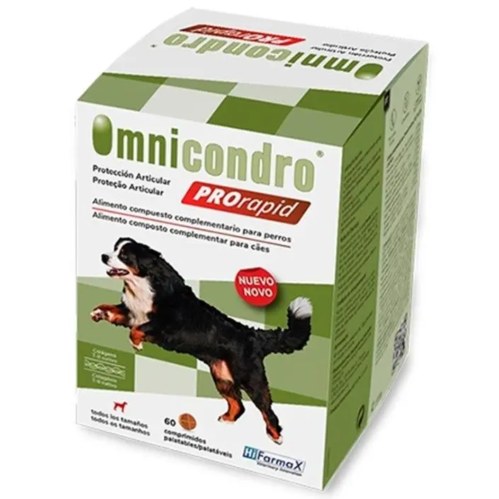 Hifarmax Omnicondro Prorapid para Perros 60 Comprimidos - 1