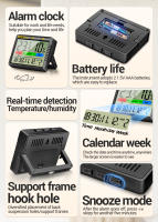 ANENG AP01 Termómetro Y Higrómetro Digital LCD Para El Hogar Medidor De Temperatura Y Humedad Con Alarma Y Estación De Clima Para Interior - details 7