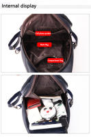 Mochila Multifuncional De Cuero Para Mujer Diseñadora Antirrobo Gran Capacidad Estilo De Viaje Moda Para Adolescentes - details 16