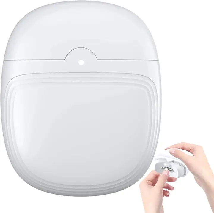 Cortador de uñas automático con 2 velocidades, cortadora de uñas inalámbrico recargable y almacenamiento de Restos de uñas - 1