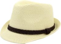 Sombrero de paja Unisex, Gorro Fedora Panamá, Borsalino, Trilby de Verano Ala Corta, Estilo Clásico Elegante, Moderno, Casual Talla única ajustable 57-58CM para Hombre Mujer Adulto - details 0