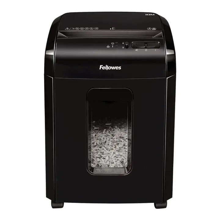 Destructora Fellowes 10M/ Corte en Partículas de 2 x 12mm/ Negra - 1
