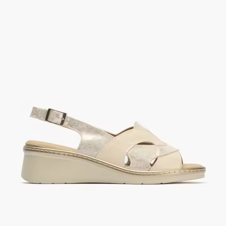 Sandalias planas de Mujer PITILLOS 10310 CREMA SANDALIA PIEZAS CREMA 34968 25V - 1