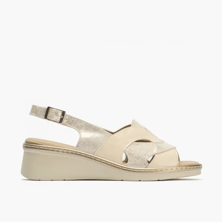 Sandalias planas de Mujer PITILLOS 10310 CREMA SANDALIA PIEZAS CREMA 34968 25V - 1