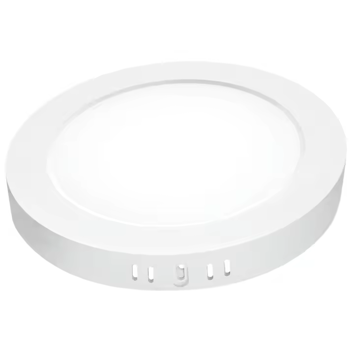 Downlight LED PC Superficie Redondo Blanco 18W Fría Matel - 1
