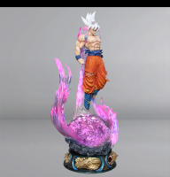 Figura De Anime Dragon Ball Son Goku 24cm Ultra Instinct Super Saiyan Estatua PVC Regalo Ornamento De Modelo Para Fans - details 6