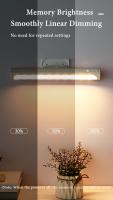 Lámpara De Mesa Magnética Colgante LED Recargable Por USB Luz Nocturna Sin Modo De Dimmer Para Armario Armario Y Gabinete - details 4
