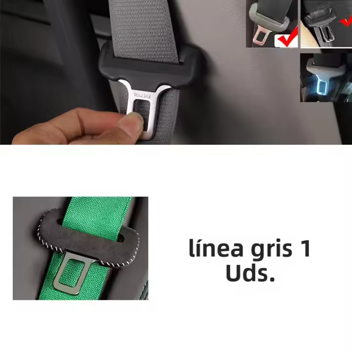  Protector De Hebilla De Cinturón De Seguridad Para Coche Universal Cubierta Antiseña Accesorios De Seguridad Para Interior - 1
