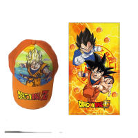 set gorra ninos + toalla microfibra 70*140cm dragon ball - details 0