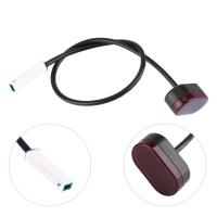 Luz Trasera Electrónica Para Patinete Xiaomi M365 M187 pro Freno De Seguridad Anteojos De Seguridad Luz De Stop LED Pieza De Lámpara De Cola - details 3