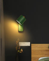 Lámpara De Pared LED Moderna Para Interior Iluminación De Escaleras Y Dormitorio Con Interruptor Decoración Para Sala De Estar Material De Hierro Color Negro Azul Gris Verde - details 3