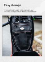 Bolsa De Ciclismo Para Motocicleta Almacenamiento En Asiento Material Antifouling Resistente a Rasguños Negro Para Vehículos Eléctricos Y Scooters - details 6