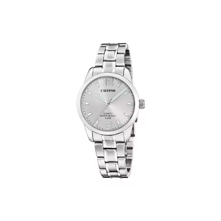 Reloj Calypso K5867/2 Mujer - Acero Inoxidable, 32 mm, Esfera Plateada - 1