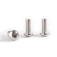 Tornillos De Cabeza Redonda a Rosca Hexagonal De Acero Inoxidable 316 A4-70 M3-M12 Tamaños Variados Para Metalworking Y Fabricación De Maquinaria - details 2