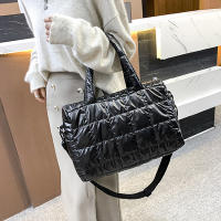 Bolso De Hombro Yogodlns De Lujo Espacio Padded Capacidad Grande Impermeable Nylon Para Viaje Bolso Cruzado De Poliéster Lining Para Mujer - details 5