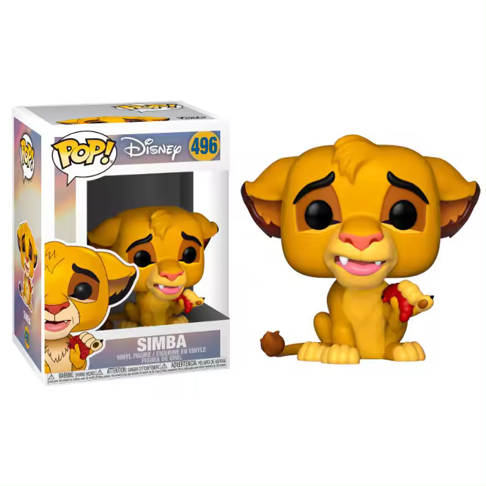 Figura Funko Pop Simba Rey Leon-Figura de Vinilo Coleccionable - Idea de Regalo- Mercancia Oficial - Juguetes para Niños y Adultos - Movies Fans - Muñeco para Coleccionistas y Exposición - 1