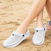 Zapatillas De Taconete Bajo Para Hombre Sandalias De Cierre Inyectado EVA Zapatos De Jardín Y Playa Para Verano Couplet - details 25
