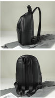 Mochila De Cuero PU Suave Para Mujeres 2024 Nueva De Gran Capacidad Negra Moda Tendencia Para Estudiantes Viaje Versátil - details 10
