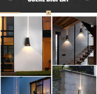 Lámpara De Pared LED 6W 10W IP65 Impermeable Aluminio Para Exterior Iluminación De Jardín Puerta Y Porche Luz Moderna Nórdica Interior 85-265V - details 23